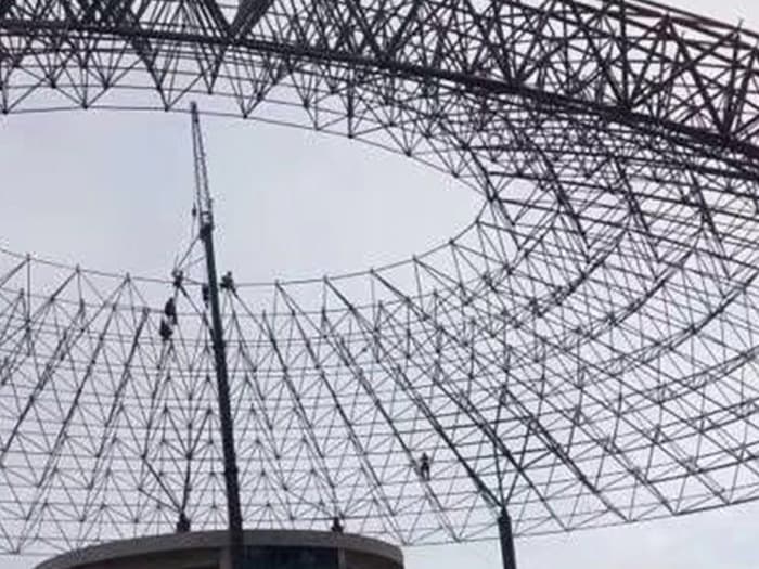 阜阳篮球馆球形网架厂家价格